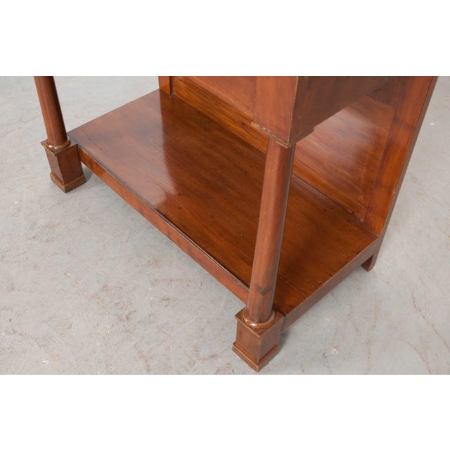 19th Century French Empire Mahogany Console For Sale - Image 4 of 11