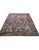 Blue & Brown Modern Wool Rug For Sale - Image 4 of 9