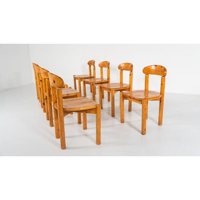Mid-Century Pitchpin Chairs attributed to Rainer Daumiller, 1970s, Set of 8 For Sale - Image 6 of 18