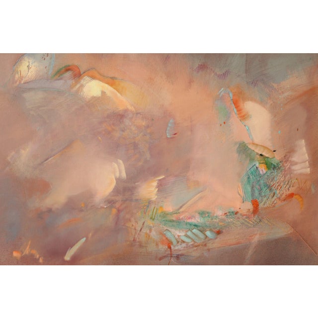 1980s Jane Potash Abstract Acrylic Painting For Sale - Image 5 of 12