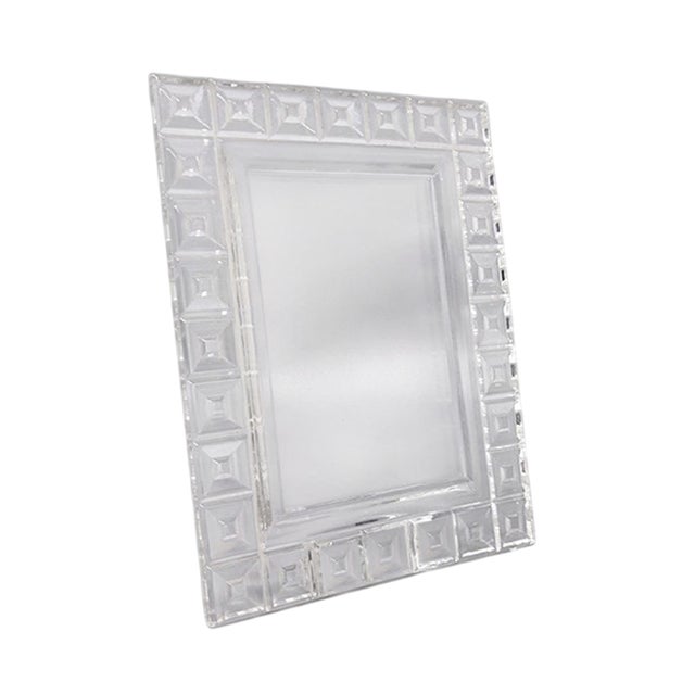 Mid-Century Modern Heavy Crystal Picture Frame from Rosenthal, 1960s For Sale - Image 9 of 18