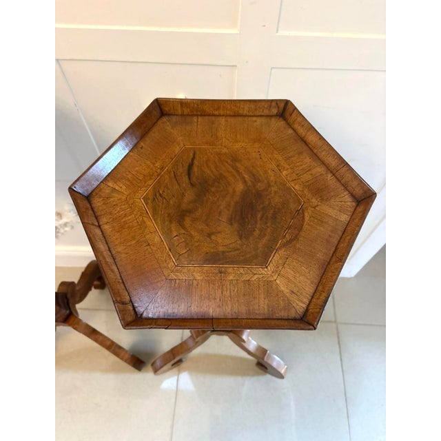 Antique Dutch Walnut and Kingwood Pedestal Torcheres, 1800, Set of 2 For Sale - Image 9 of 17