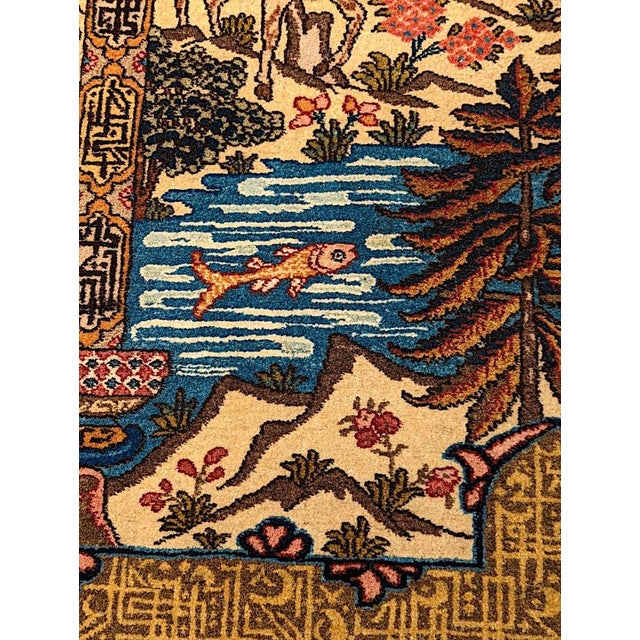 Vintage Tabriz Carpet, 1920s For Sale - Image 9 of 14