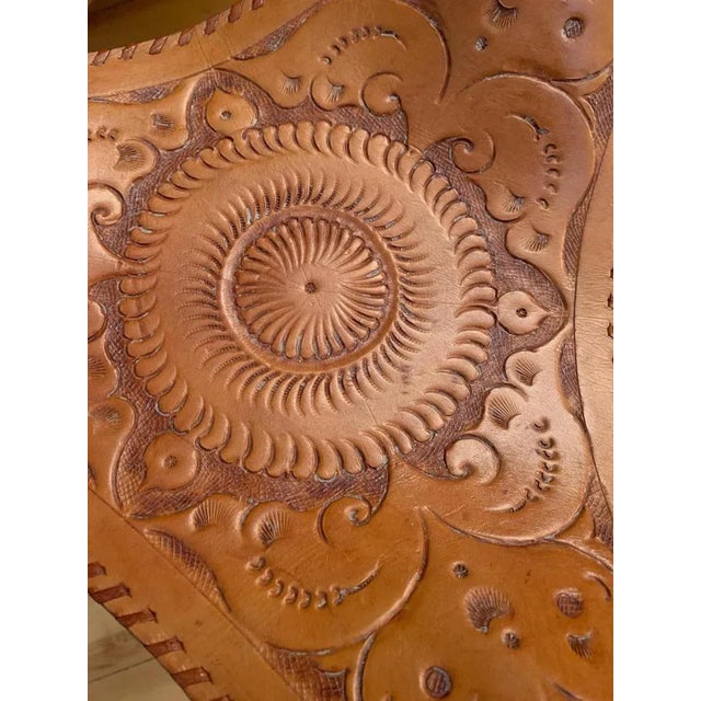 Safari Stools & Table Set, 1970s, Set of 5 For Sale - Image 13 of 16