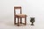 Primitive combined chair and table. This folk art combination furniture is a good example of 19th century compact living....