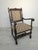 Antique Armchair in Oak Wood with Springs For Sale - Image 3 of 18
