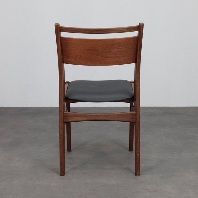 1960s Mid-Century Modern Teak Dining Chairs, 1960s, Set of 4 For Sale - Image 5 of 10