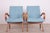 This pair of model 53 armchairs was manufactured by Ton in the 1950s to 1960s. They were designed by Jaroslav Smidek. The...