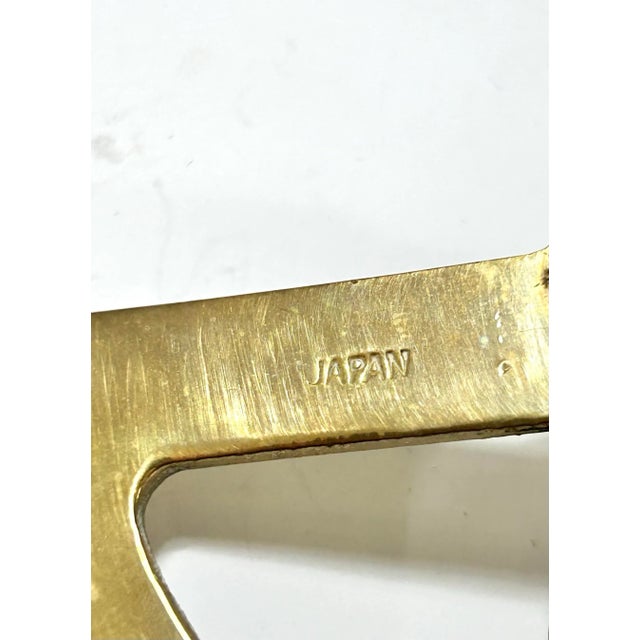 Vintage Brass Farrier Hoof Gauge – Equestrian Desk Object Paperweight For Sale - Image 9 of 9