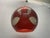 Mid-Century Modern Vintage Colani Ufo Ceiling Lamp in Red Plastic from Massive, 1970s For Sale - Image 3 of 18