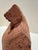 Brown Mid 20th Century Larry Mohr Abstract Carved Terracotta Figural Sculpture Signed For Sale - Image 8 of 11