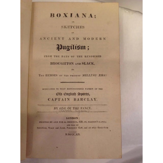 Traditional Book, a Binding Boxiana, London, 1812 For Sale - Image 3 of 13