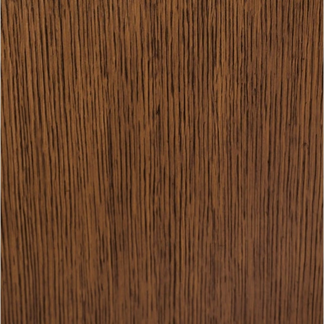 Not Yet Made - Made To Order Matthew Izzo Home Enzo Provincial Brown Oak Single Porcelain Sink Bath Vanity For Sale - Image 5 of 6