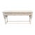 1980s Rustic White Barley Twist Long Sideboard or Credenza For Sale
