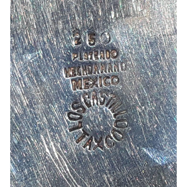 Mid-Century Modern Los Castillo Taxco Sterling Dish For Sale - Image 3 of 4