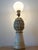 Vintage Hollywood Regency Artichoke Table Lamps, Pair with Ribbed Milk Glass Globes A striking pair of vintage Hollywood...
