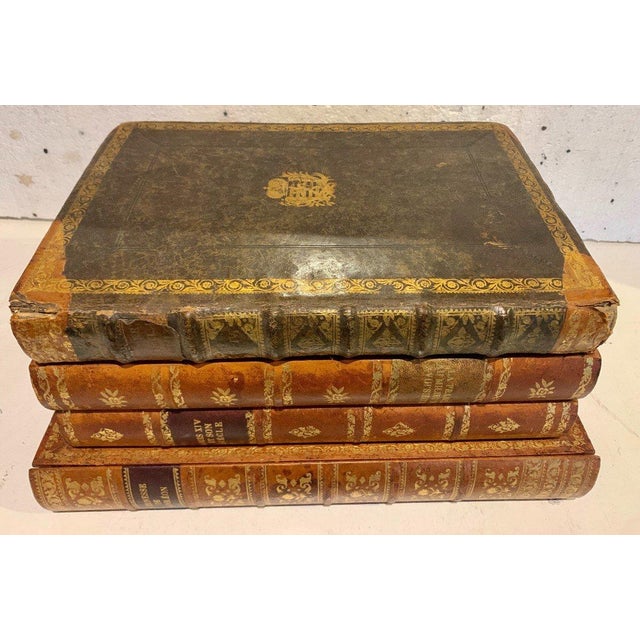 Liqueur Cellar and Games Faux Books Box, 20th Century, Set of 15 For Sale - Image 9 of 13