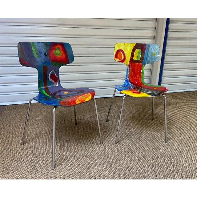 Set of T 3130 Chairs by Arne Jacobsen x Rolf Gjedsted, 1968 For Sale - Image 9 of 9