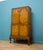 Mid-Century Modern Vintage Queen Anne Style Burr Walnut Drinks Cabinet, 1950s For Sale - Image 3 of 11