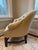 Bunny Williams T42 Tufted Lounge Chair in Tan Beige Linen For Sale In New York - Image 6 of 13