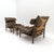 1970s Arne Norell ‘Inca’ Leather Chairs and Ottoman, 1970 For Sale - Image 5 of 10