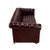 Vintage 1970s Tufted English Chesterfield Style Burgundy Leather Sofa 76" For Sale - Image 15 of 18