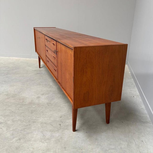 Wood Large Teak Sideboard by Bartels, 1960s For Sale - Image 7 of 16