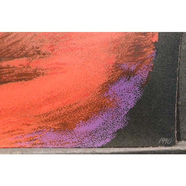 1990s Earl Biss "Poncho in His Sunday Best"serigraph on Paper Unframed Hand Signed For Sale - Image 5 of 6