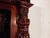 Wood Massive R J Horner Antique Renaissance Revival Baroque Carved Figural Bookcase For Sale - Image 7 of 16