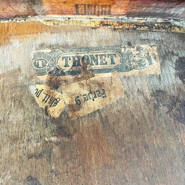 Vintage Austrian Chairs in Wood by Thonet, 1930s, Set of 8 For Sale - Image 13 of 14