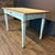 Antique French Provincial Painted Pale Blue Table or Desk With Drawer For Sale - Image 11 of 11