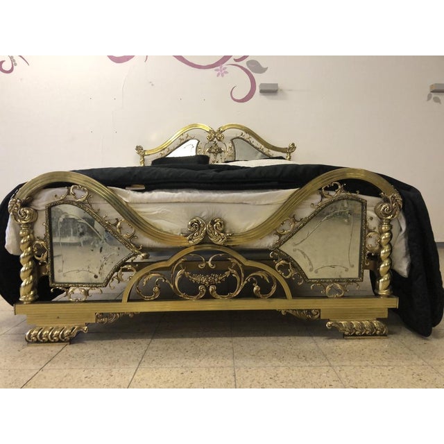 Royal Brass Bed from Castle Property, 1900s For Sale - Image 3 of 18