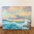 Vintage Original Impressionist Seascape Beach Painting For Sale - Image 4 of 7
