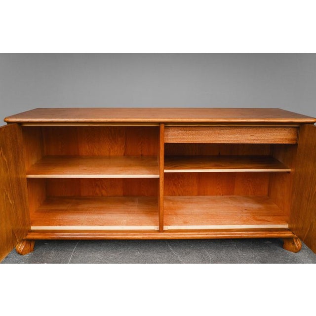Vintage Art Deco Sideboard in Oak For Sale - Image 12 of 18