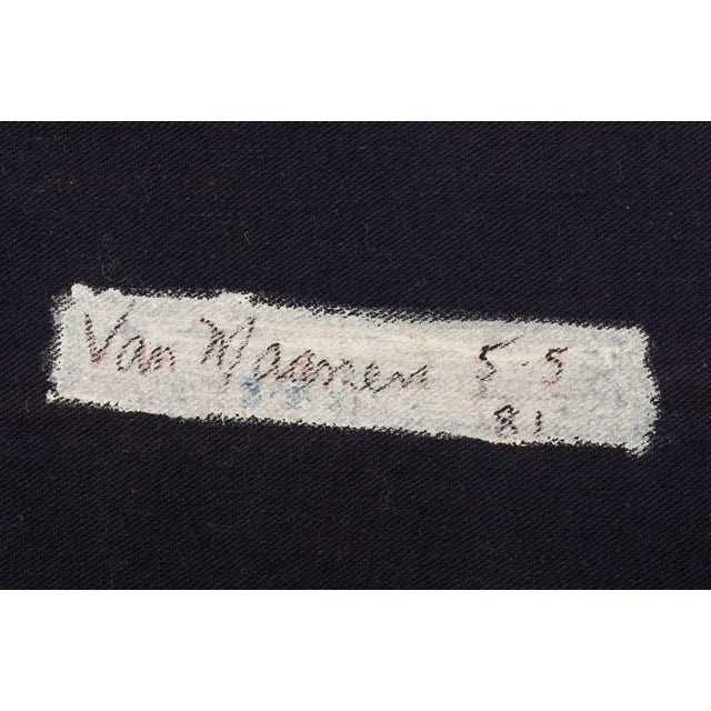 Purple Gregory Van Maanen "Babbett" Oil on Cloth, 1982 For Sale - Image 8 of 10