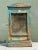 Teal Vintage Rustic Painted Wood Cabinet For Sale - Image 8 of 12