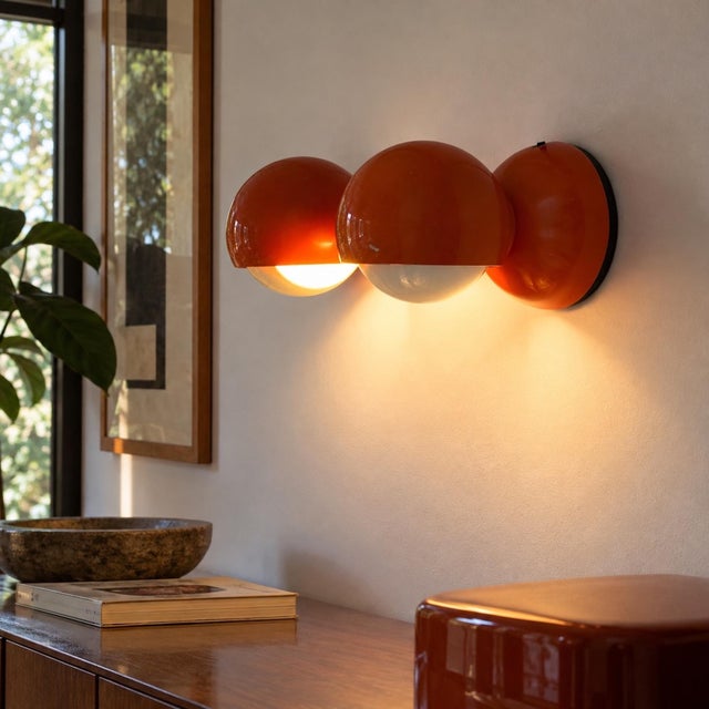 Eclisse Table and Wall Lamps by Vico Magistretti for Artemide, 1970s, Set of 2 For Sale - Image 6 of 17