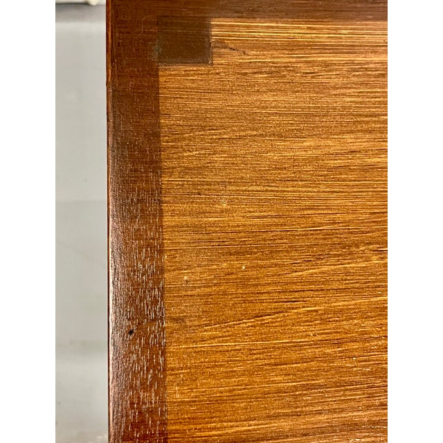 Vintage Mid Century Modern Small Parsons Side Table For Sale - Image 13 of 16
