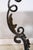Marble Top Iron & Bronze Base French Console Table For Sale - Image 15 of 17