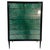 Art Deco Italian Seven-Drawer Chest in Aquamarine Parchment and Black Lacquer, 1950s For Sale - Image 12 of 12