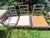 Vintage 1970s 4 Pc Bamboo Patio Set For Sale - Image 4 of 8