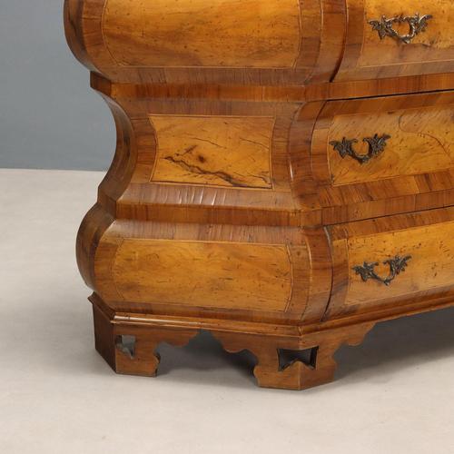 Walnut Showcase Cabinet For Sale - Image 9 of 11