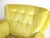 Vintage Sunshine Daffodil Yellow Velvet Lounge Chairs - A Pair For Sale - Image 10 of 13