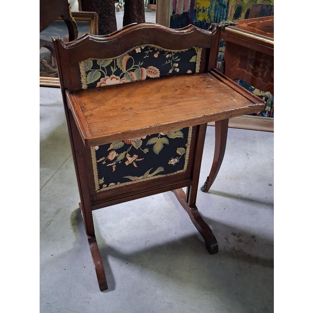 19th Century Napoleon III Fireplace Screen with Discreet Shelf For Sale - Image 6 of 7