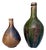 Studio Ceramic Art Glazed Stoneware Bottle Vases by Rolf Weber, Germany, 1960s, Set of 2 For Sale