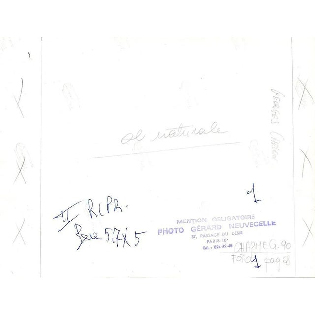 Alain Barrière by Pietro Pascuttini is a vintage photographic print on baryta paper. Photograph by famous italian show...