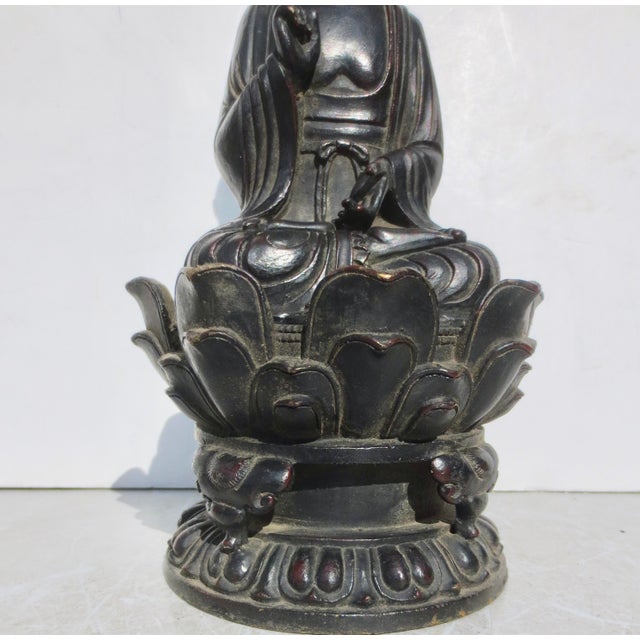 Liao Dynasty Style Seated Buddha For Sale - Image 4 of 12