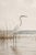 Paper Egret Coastal Scene, Minimalist Beach Wall Art Print, 24″ × 36″ For Sale - Image 7 of 9