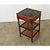French 19th Century Walnut and Marble Etagere-Side Table For Sale - Image 4 of 12