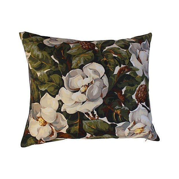 Magnolia Tree Floral Pillows Pair Chairish